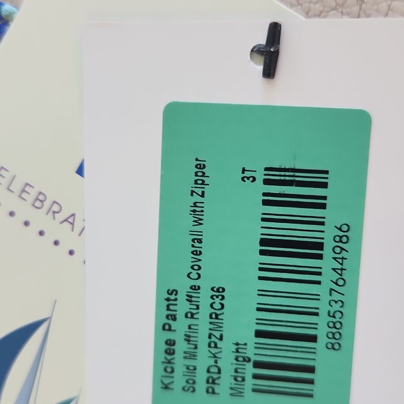 🔥Clearance🔥 Girl's Solid Bamboo Muffin Ruffle Coverall with Zipper - Midnight - Picture 2 of 3